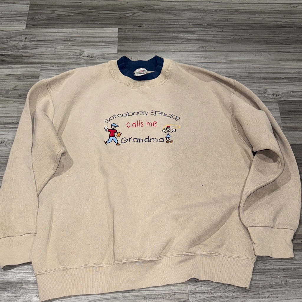 Fruit Of The Loom Tan Sweater  Somebody Special Design